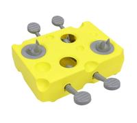 BAOFUYA Interactive Cat Slow Feeder, Evita Que los Riesgos de Asfixia Mejoren el Entrenamiento de Inteligencia Centrado en Las Mascotas, Trate el Juguete Dispensador para Gatitos (Yellow)