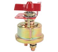 BAOFUYA Interruptor de Aislamiento de Batería Interruptor Giratorio de Desconexión de Batería Aleación de Cobre y Zinc 12V 48V 200A Corte de Energía con Cerradura Manual para Barco Marino RV Coche