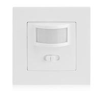 BAOFUYA Interruptor del Sensor Infrarrojo, Interruptor del Sensor de Movimiento para Bombilla, de Lámpara de Pared Eficiente con Material de PVC y Sensibilidad Ajustable, de CA Fácil de Usar, No