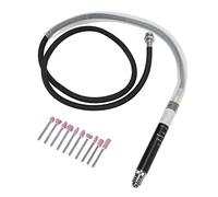 BAOFUYA Juego de Amoladora de Micro Troqueles Amoladora de Lápiz Compacta Neumática, Herramienta de Grabado de Pulido Portátil de Aleación de Zinc Tratamiento Exterior de la Industria de Neumáticos