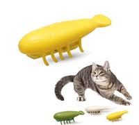 BAOFUYA Juguete Interactivo para Gatos, Divertido Mini Juguete Interactivo Eléctrico en Movimiento para Gatos Que Cura la Soledad para de Interior, Ejercicio de Juego para (Amarillo)