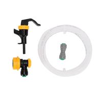 BAOFUYA Kit de Montaje de Línea de Cerveza con Bloqueo de Bola, Línea de Líquido de Desconexión Rápida de 1/4 de Pulgada con Adaptador de Grifo para Dispensador de Cerveza de Barril,