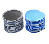 BAOFUYA Kit de Reparación de Neumáticos sin Cámara con Parche Frío, Parches de Caucho Natural para Automóviles y Motocicletas, 80 Piezas con Solución Rápida para Reparaciones de Neumáticos de