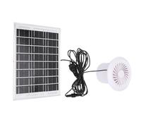 BAOFUYA Kit de Ventilador de Paneles Solares, Ventana del Ventilador de Energía Solar, de Escape, de Escape de la Ventana de de la de de la