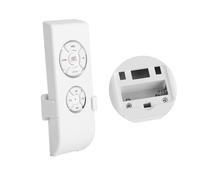 BAOFUYA Lámpara de Ventilador de Techo Universal, Kit de Control Remoto Inalámbrico, 3 Velocidades, 4 Temporizadores con Soporte de Montaje en Pared para Sala de Estar, Dormitorio y