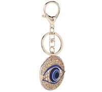 BAOFUYA Llavero Evil Eye Aleación de Zinc Decoración Duradera | Colgante de Bolso Portátil con Broche Conveniente, Adorno Colgante Multiusos para Bolso, Pared del Hogar, Decoración de Coche
