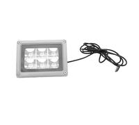 BAOFUYA Luz LED NEGRO, Potente Luz de Inundación UV a Prueba de Agua IP65 de 405nm para Decoraciones de Halloween para Fiestas Luminosas, Fiestas de Cumpleaños y Bares