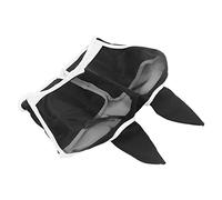 BAOFUYA Máscara contra Moscas para Caballos con Orejas, Tejido de Punto Suave y Transpirable, Máscara contra Moscas, Malla para Ojos 3D, Visibilidad Total, Protección Facial Elástica para Montar a