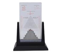 BAOFUYA Modelo de Demostración de Probabilidad de Tablero Galton, Juguete de Escritorio de Aprendizaje de Física para Laboratorios Escolares