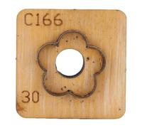 BAOFUYA Molde de Corte de Cuero, Forma de Perforación de Forma de Flores para Hacer Colleas de Papel de Fabricación de Colleas de Papel (30 mm)