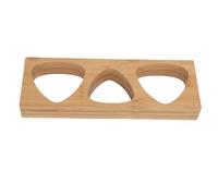 BAOFUYA Molde para Onigiri (bolas de arroz), Molde para Onigiri, Prensa para Musubi de 3 Cavidades, para Sushi, Acabado de Madera Pulida Lisa para Preparación de Loncheras c