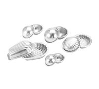 BAOFUYA Moldes Profesionales para Bombas de Baño, Herramientas de Elaboración de Bombas de Baño DIY de Aleación de Aluminio para Productos de Hechos a Mano (Negro y azul oscuro)