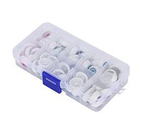 BAOFUYA Ojos de Muñeca Plásticos Medio Redondo 12mm 16mm 20mm para | Ojos de Resina Coloridos con Pupilas Centradas, sin Burbujas, para Muñecos de Arcilla, Marionetas, Animales de Peluche,
