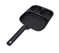 BAOFUYA Ollas y Sartenes con a Prueba de Calor, Diseño 3 en 1 Sartén Antiadherente de Aleación de Aluminio para Huevos, Hamburguesas de Tocino, Sartén para Cocinar con bajo Contenido de Aceite,