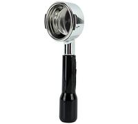 BAOFUYA Portafiltro sin Fondo, Juego de Portafiltros sin Fondo Espresso Portafiltro sin Fondo de 58 Mm Compatible para Cafetera Espresso Compatible (C2 Plástico Negro)