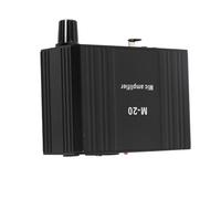 BAOFUYA Preamplificador de Micrófono de Condensador Dinámico Preamplificador de Micrófono, Ganancia de 20 DB Carcasa de Metal Negro Circuito de Amplificación Equilibrado Compacto y Liviano para SM7B