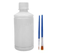 BAOFUYA Resistencia a la Cera de Cerámica, 250 Ml de Esmalte Blanco y Aplicación Antideslizante, Alternativa a la Resistencia Al Látex para Artistas, Suministros de Alfarería