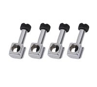 BAOFUYA Soporte de Aguja de la Máquina de Coser 4pcs, Diseño Universal de Material de Acero Inoxidable de Acero Inoxidable Abrazadera de Aguja de Coser Profesional para Reemplazo