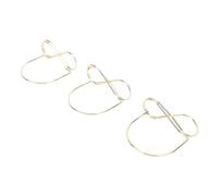 BAOFUYA Soporte de Número de Mesa Alto, Stands de Imagen de Mesa con Clase Soporte para Fotos, Colocar Portadores de Tarjetas para Mesas Señales de Comida de Alambre Tarjetas de Ajuste de (GOLD)