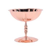 BAOFUYA Tazas Taza de Helado de Acero Inoxidable Elegante Diseño Floral Base Ancha para Helado Pudines Yogur Uso en Restaurante Comercial en el Hogar Tazón de Postre con Patas, Taza de Postre de