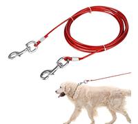 Baogao fijación para perros 3 metros, fijación alambre acero para perros | Correa cadena perro para el patio, el camping, al aire libre