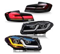 BaoHYeS Accesorios para Coche: Faros LED con Luces traseras de Freno, compatibles con BMW F10, F18, Serie 5 (2011-2017, 520i, 525i, 530i, 2011-2013, halógenos).