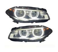 BaoHYeS Faro Delantero Compatible con BMW Serie 5 F10 F18 520 525 530 2011-2017, Conjunto de Faros LED DRL (2011-2013 sin función AFS).