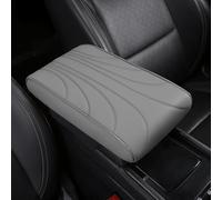 BaoHYeS Funda para Consola Central de Coche para Jeep Wrangler JL JLU 2025 2018-2024, reposabrazos de Cuero, cómodos, Impermeables, Accesorios Interiores, Gris, 31 x 20 x 5 cm
