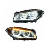 BaoHYeS Par de Faros Delanteros LED compatibles con BMW Serie 5 F10 (2010-2016), Luces diurnas e Intermitentes dinámicos (xenón, 2011-2013).