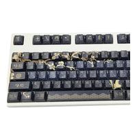 baojielai 108Keys - Tecla temática de amaneceres de altura original PBT subbed teclas para interruptores teclados mecánicos