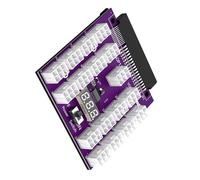 baojielai 17 conectores de alimentación PCIe de 6 pines de 12 V para minería, 17 x 6 pines, adaptador de placa de fuente de alimentación