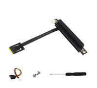 baojielai A+E NGFF a PCIE 16X - Tarjeta adaptadora de 270 grados, cable de extensión de 25 cm para conexión de ordenador