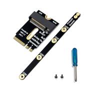 baojielai Adaptador A+E a NVME Interfaces WIFI A+E a llave M PCIE4.0 Tarjeta elevadora con soporte para 2230 2242 2260 2280