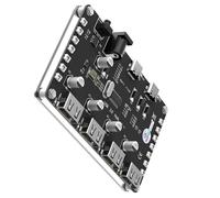 baojielai Adaptador de fuente de alimentación múltiple 4 en 1 USB 2.0 con LED colorido para PC, laptop, teclados, mouse, accesorios de escritorio