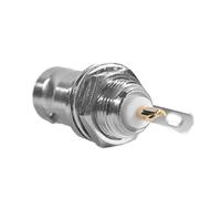 baojielai Adaptador de metal BNC 50KY 12.5 para transferencia de señales, conectores BNC, conectores de panel de caja de video