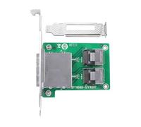baojielai Adaptador SFF8088 pequeño de doble puerto de 26 pines a SFF8087 de 36 pines con soporte de transferencia de datos de alta velocidad de 6 Gbps
