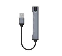 baojielai Adaptador USB 3.0 2.0 de expansión de datos de 4 puertos, velocidad rápida para eficiencia de oficina, soporta teclado, mouse, Drisk duro