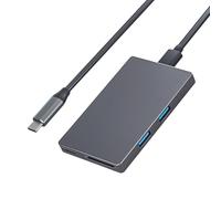 baojielai Adaptador USB C 6 en 1 con USB 3.0x2 5Gbps estación de carga rápida multipuerto tipo C adaptador para portátiles tipo C tabletas