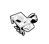 baojielai Broche creativo de trabajador irritable con bandas de rock, insignia conmemorativa de aleación resistente, pin divertido para niños y oficina, uso casual, as the pic show, Metal, No es una