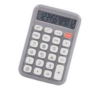 baojielai Calculadora de estudiantes con pantalla LCD de 12 dígitos con botón grande para contabilidad y trabajo de oficina, apagado automático