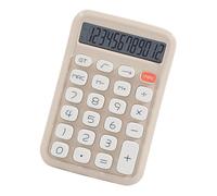 baojielai Calculadora de estudiantes con pantalla LCD de 12 dígitos con botón grande para contabilidad y trabajo de oficina, apagado automático