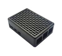 baojielai Carcasa de aleación de aluminio resistente para protector de placa RPi5, caja de refrigeración pasiva, fácil de instalar