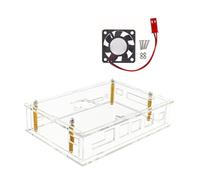 baojielai Carcasa protectora acrílica para disipación de calor para placa de desarrollo de plátanos con ventilador de refrigeración