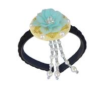 baojielai Diadema tradicional coreana de flores de concha hecha a mano, accesorio para celebraciones culturales y actuaciones, uso casual