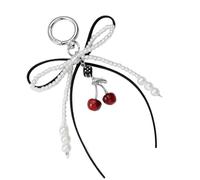 baojielai Elegante abalorio de mariposa con perlas de imitación para bolsos, accesorio de moda con tacto cómodo, as the pic show, Cinta/hierro/resina/aleación de zinc, No es una piedra preciosa