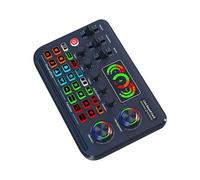 baojielai F999 - Tarjeta de sonido en vivo, cambiador de voz, transmisión auditiva digital, conversión de voz sin pérdidas para cantar