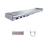 baojielai Hubs de aleación de aluminio tipo C 4K USB3.0, tipo C PD100W tarjeta SDTF de carga para portátiles, computadoras de escritorio, dispositivos móviles