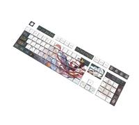 baojielai Juego de 108 teclas de teclado mecánico en altura original, diseño de niña china que mejora la comodidad de escritura