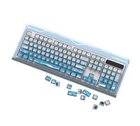 baojielai Juego de 116 teclas retroiluminadas para teclados mecánicos con patrón de nieve translúcido de 5 lados sublimado por calor