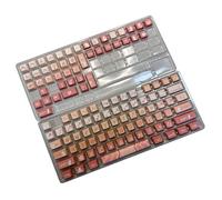 baojielai Juego de 120 teclas de colores con temática de animales de dibujos animados para teclados mecánicos 64, 96, 104, 108, sublimadas